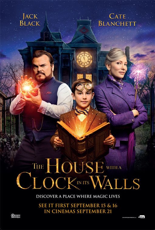 Check out the new poster for the The House With A Clock In Its Walls! Retweet if you can't wait to see the film on September 21st! #HouseWithAClock