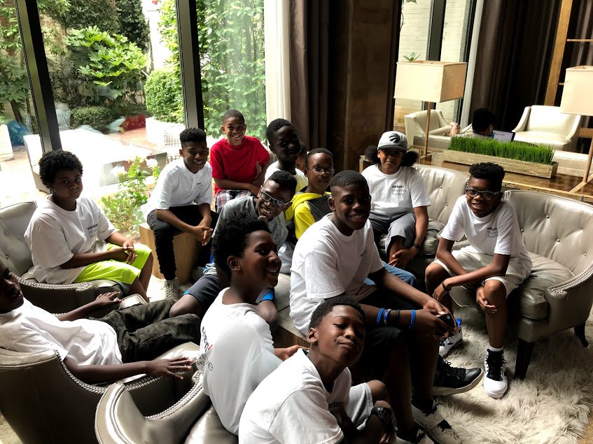 NCAT_VIL_MM's tweet image. Congratulations to all the middle school students who experienced 3 weeks of technology and innovation at #NCAT thanks to #VerizonInnovativeLearning. Together, we're putting these young men on the path to college and careers in the digital economy. #VILMM #Base11