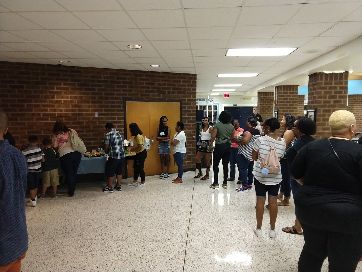 AVID 1 students at the #LCBird induction ceremony picturing themselves in 4 years! #thisisAVID #betheU #oneCCPS