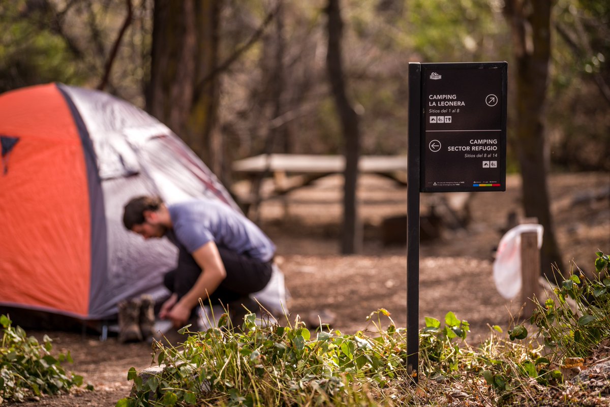 ¿Cual es tu sector preferido para acampar en Villa Paulina? Imposible perderse con la nueva señalética de Yerba Loca.