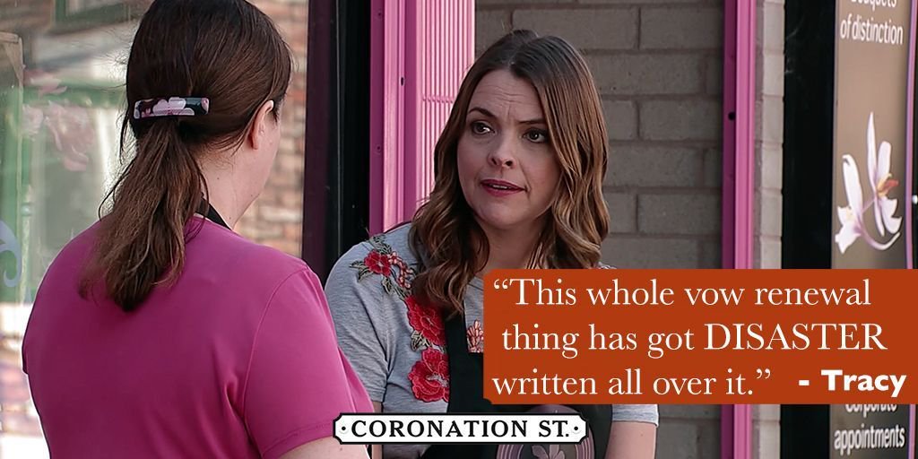 Coronation Street on Twitter: "Does anyone else agree with Tracy? 😅 #