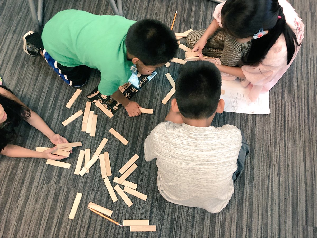 LyonSchool's tweet photo. Lots of playful discovery at Lyon this week! #LyonLearning #WeAreD34 #d34spaces https://t.co/K364LADZ1J