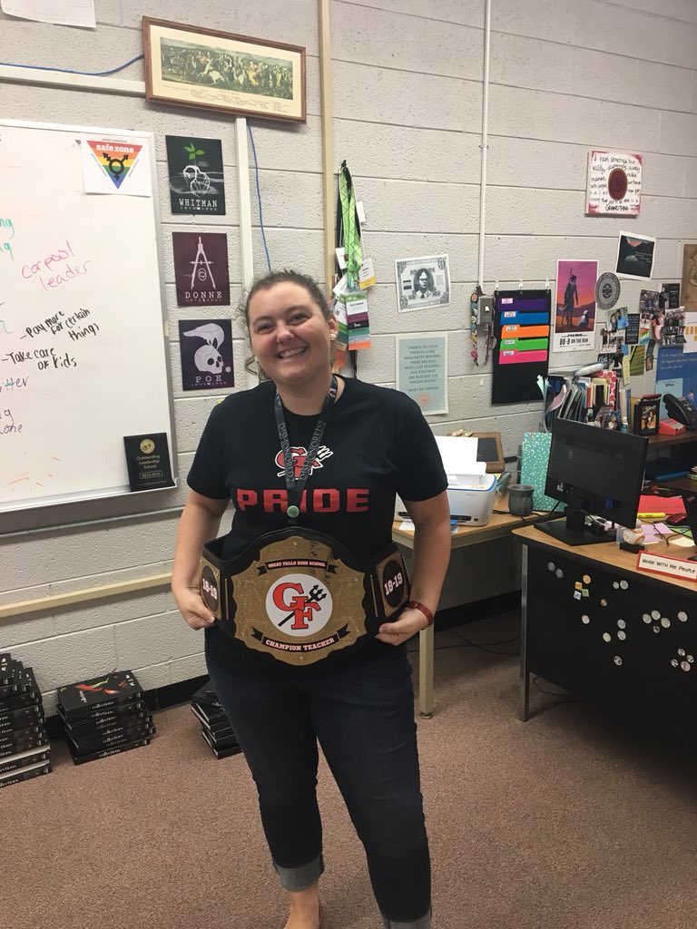GFHSRedDevils's tweet image. Bergmann wears the BELT!!!
#GFPRIDE #TEACHEROFTHEMONTH