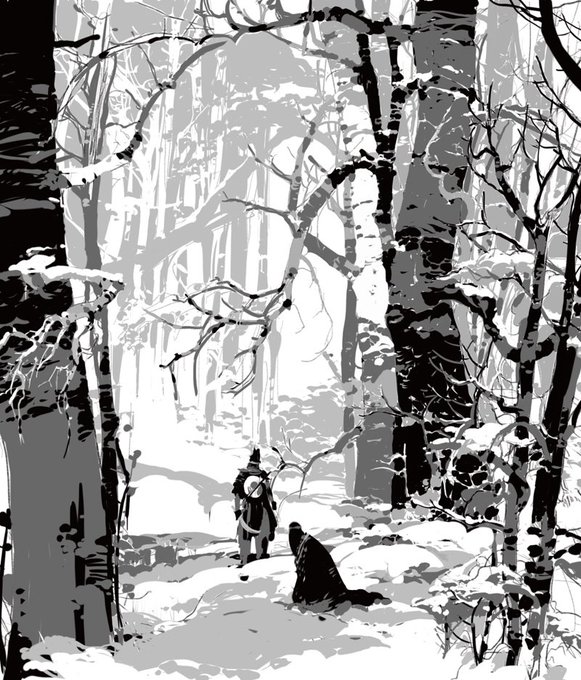 experiment with black&amp;white contrast. It's quite interesting what you can describe with just 4 values. 
