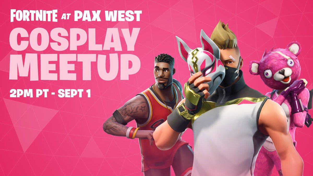 fortniteverified account - pax 2018 fortnite