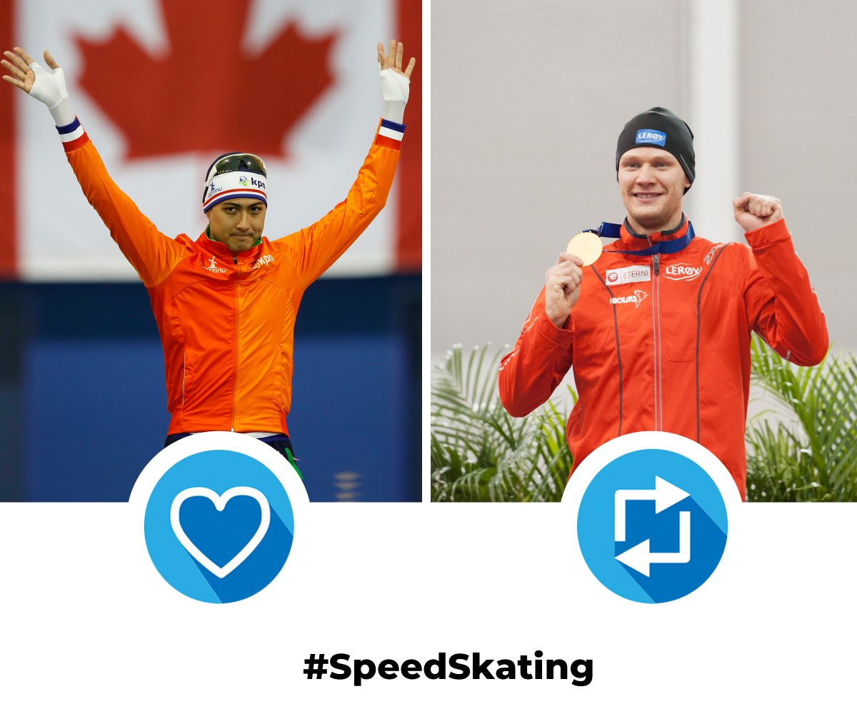 🔝 - Håvard Lorentzen and Kaj Verbij - 🔝
They have both been World Sprint Speed Skating Champions  🏆

🏅 Do you have a personal favorite? 🥇

VOTE ! ❤️ or 🔁 ?

#SpeedSkating