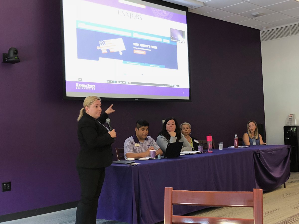 KStatePostdoc's tweet photo. Here are some of our incredible presenters who are all experts on Government positions, Industry Positions, and Teaching/Research CVs! #NPAW2018 https://t.co/5Q4v0L8FMB