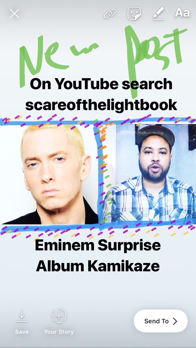 softhelight's tweet photo. My new YouTube post Eminem Surprise New Album Kamikaze with Dr. Dre Will it Revive his Career please Subcribe search scareofthelightbook on Youtube or copy link https://t.co/NIEFcFdiKT

#slimshady #eminem #kamikaze #Eminemsurprisealbumkamikaze #drdre
#donaldtrump https://t.co/YRHCazXwBu