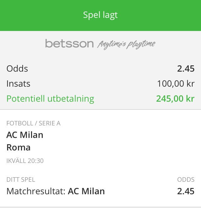 antonforsberg1's tweet photo. @BetssonSV #tuttocupen https://t.co/6lTYxylgBT