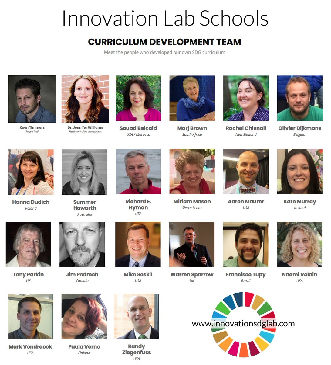 koentimmers's tweet photo. Meet our dream team: 19 experts developing a new curriculum based on the #SDGs and #STEAM. https://t.co/J5Oh0OHoUy
Soon to be released under creative commons. #teachsdgs #GlobalGoals https://t.co/hvGO25H4Tt