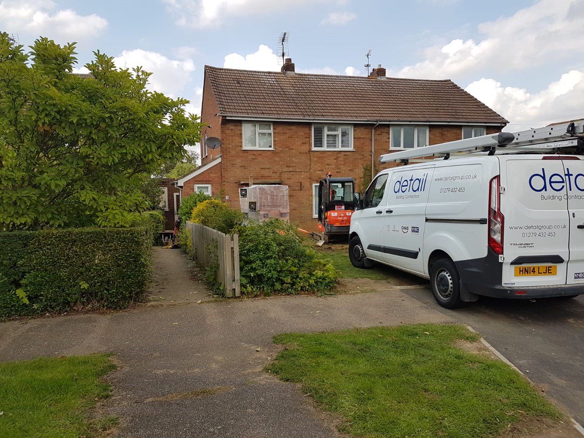New extension under way in Welwyn! #welwyn #extension #construction #essex #london #hertfordshire #fridayfeeling