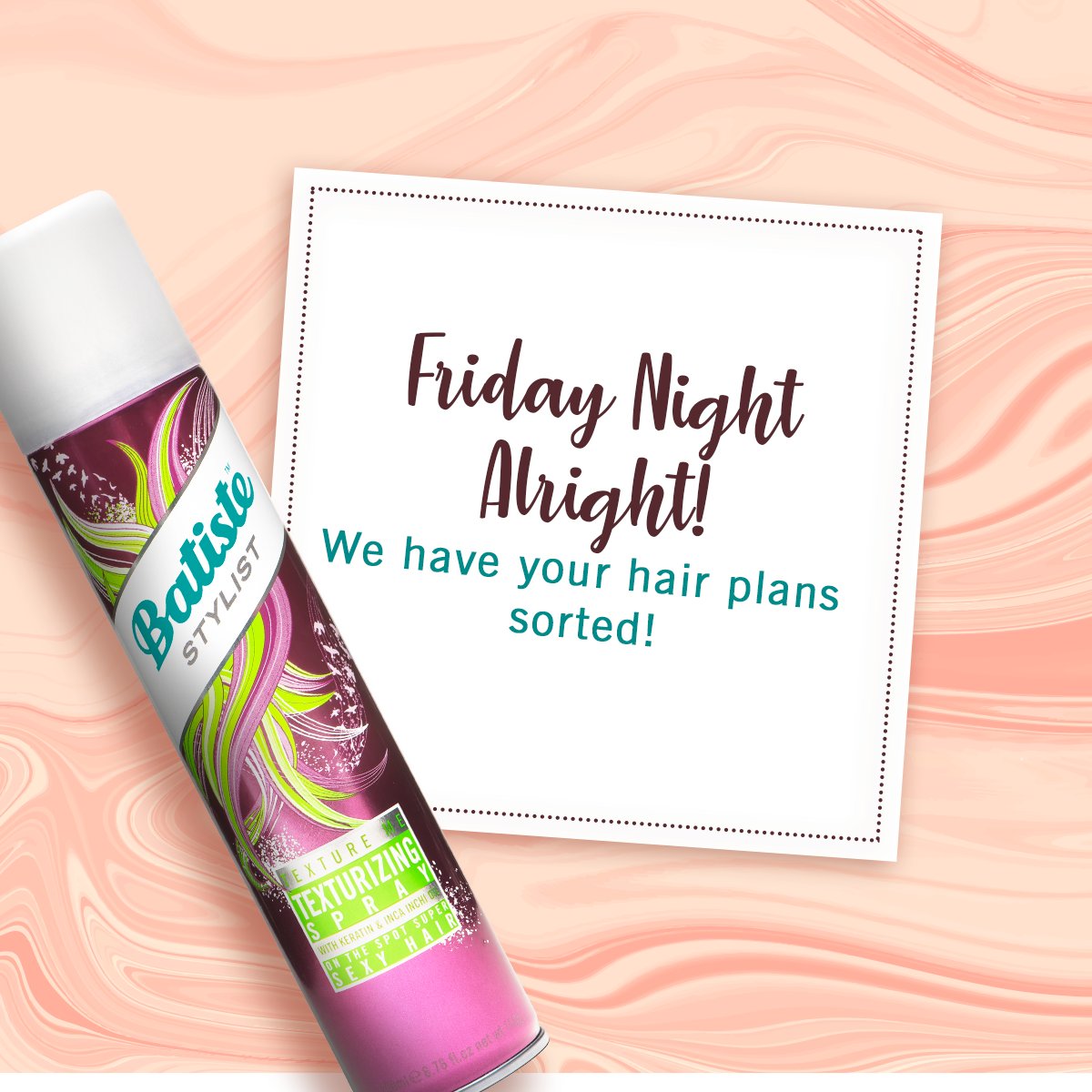 batiste_india's tweet image. Curls or straight, Batiste Texturizing is here to help you create!
Buy here - bit.ly/batisteatnykaa
#Batiste #Stylist #Texturizing #texturizedhair #HairSecret #Quickfix #Friyay