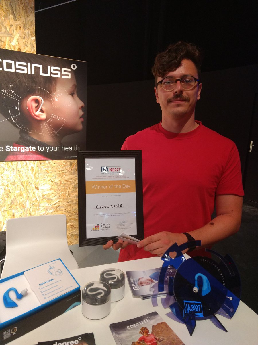 Winner of the Day at Digital Health Innovation Pitch competition at #ifa2018 !!