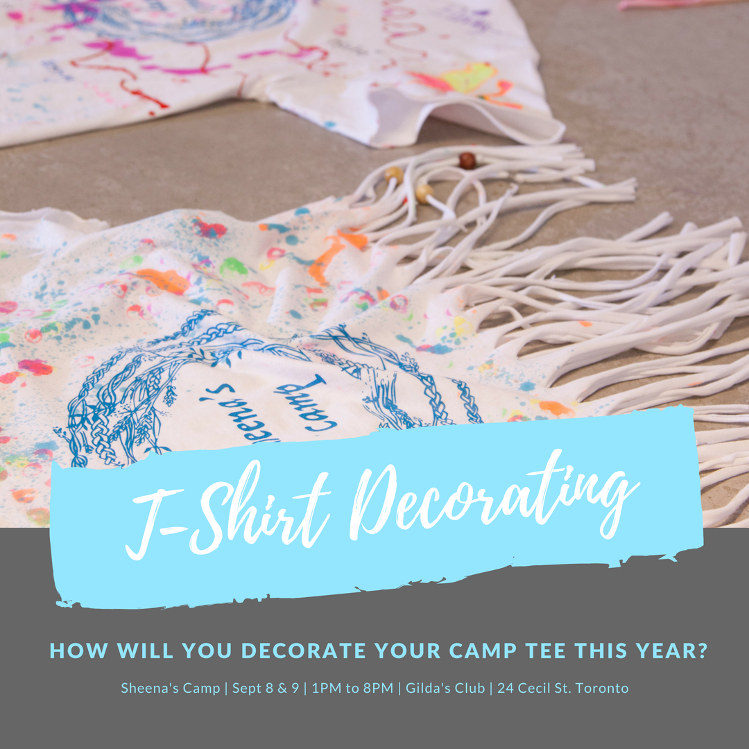 SheenasCamp's tweet photo. And now it’s time for some Program Spotlights! They’re long overdue, but we’re finally ready to start sharing some of the great activities we have planned for Sheena’s Camp this year. Our first spotlight may not be much of a surprise at all - T Shirt Decorating! https://t.co/yIliOT20Xq