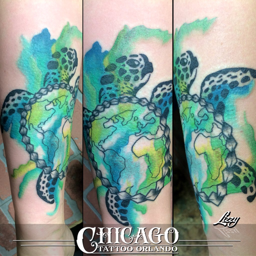 Update 93 about green watercolor tattoo super cool  indaotaonec