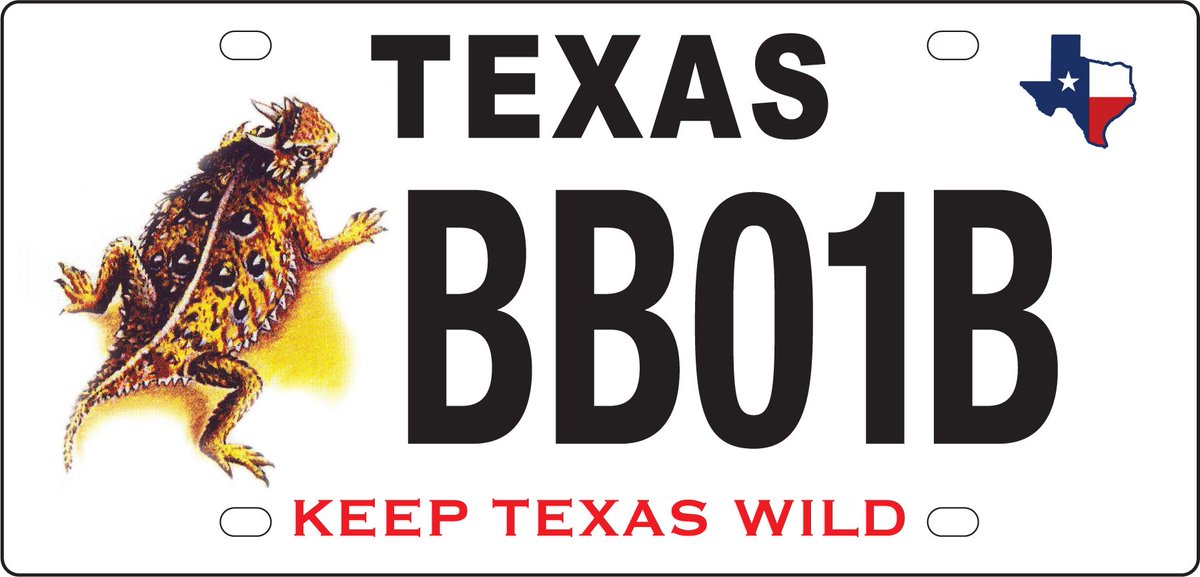 TPWDnews's tweet photo. @blakeshelton Rock your ride with a horned lizard license plate. Proceeds help support #Texas native species and their habitats: https://t.co/vxVYZpDvkp https://t.co/iGuJZ48VV1