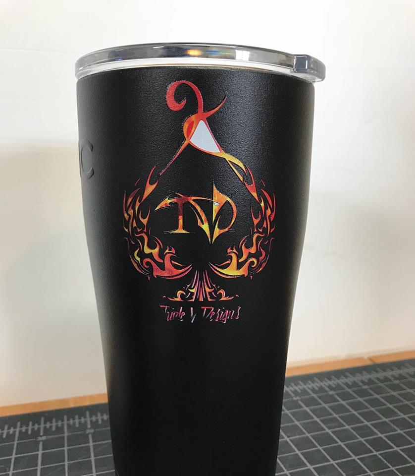 DCS_US's tweet photo. We still get excited when new customers post pictures of their work. Triple V Designs is ready to leverage the complete versatility that our UV printers provide and are ready for production on numerous types products. Keep up the good work guys! #directcolorsystems #uvprinting https://t.co/MgoTpHYlhI