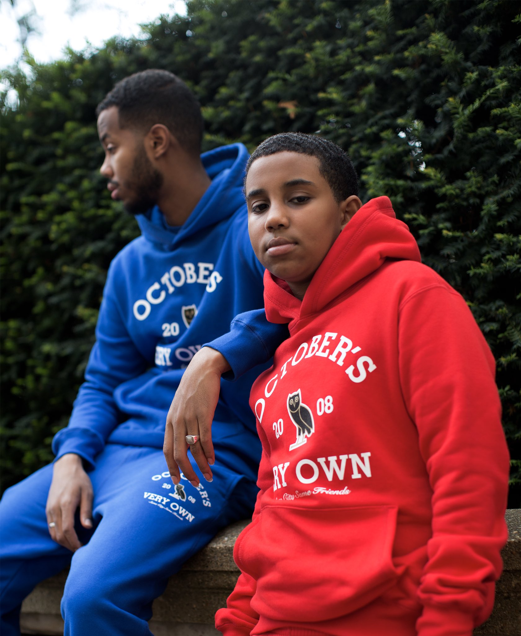 Ovo hoodie red 2025