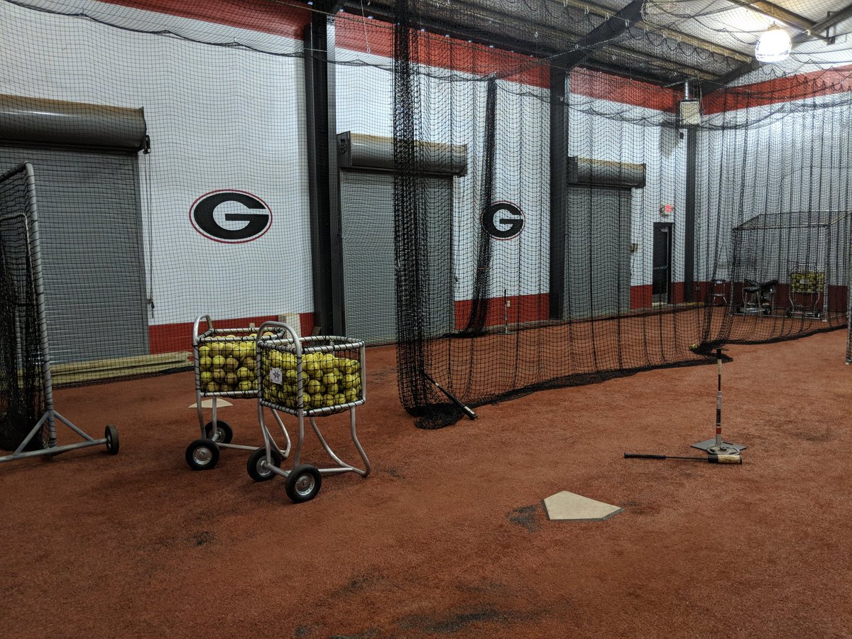 WillMinor09's tweet photo. #FastpitchFridays with the @NettingPros #netcommanders on Location @UGASoftball. Getting them ready for #FallBall. Check out our #NettingPros #Softball #FullProtector #IndoorHittingFacility #Netting #BallCarts #PocketScreens #BPScreens #WallPadding & more... https://t.co/0RRsLuUpyk