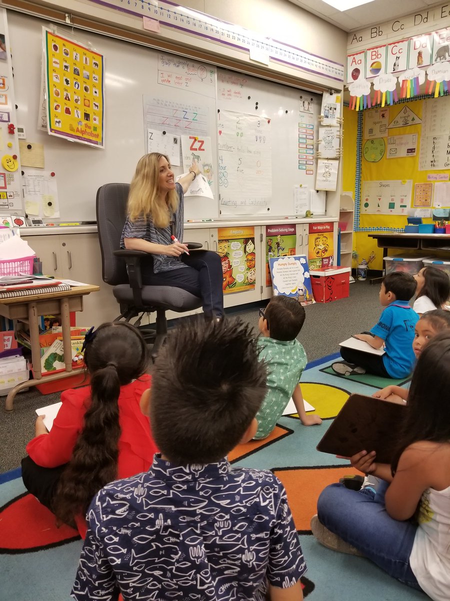 DoctoraValencia's tweet photo. What sound does Z make? 🦓 Learning our letters in kindergarten. #MightyMustangs @JMadisonSchool https://t.co/SMCkvJZMG4
