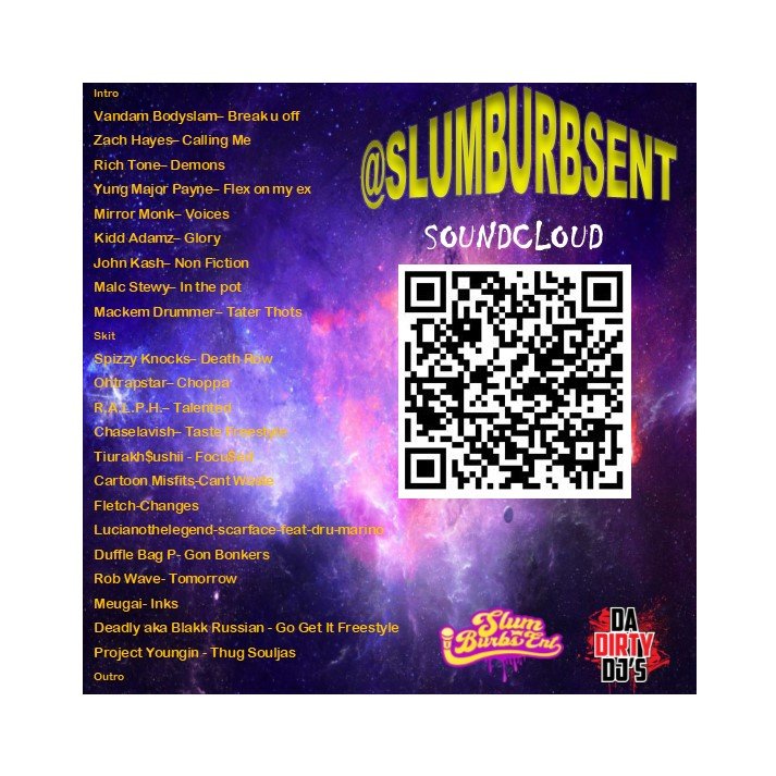 EntSlum's tweet image. Just scan and listen to the our new mix tape! Featuring Florida's best!