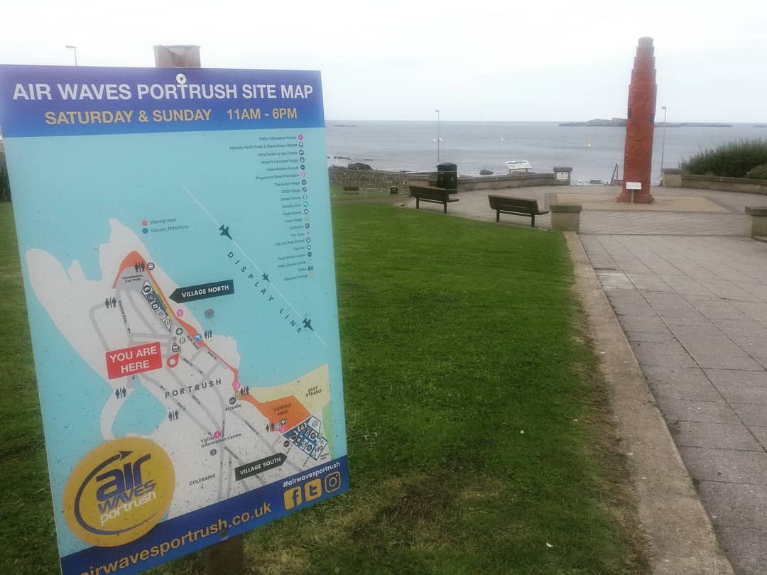SpaceNorah's tweet photo. Hello from Portrush! All systems go ahead of @PortrushAirshow this weekend 🛩️👍😁 https://t.co/x3A3WI4W7G