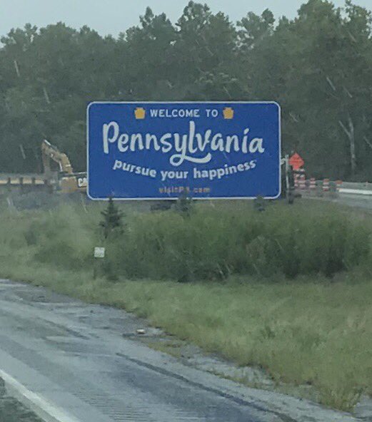 Kate O Neill On Twitter Headed To A Friend S Funeral In Northern Michigan This Weekend So Here We Go This Is Our First State Line Crossed Today Between The Rain Our Indie Rock