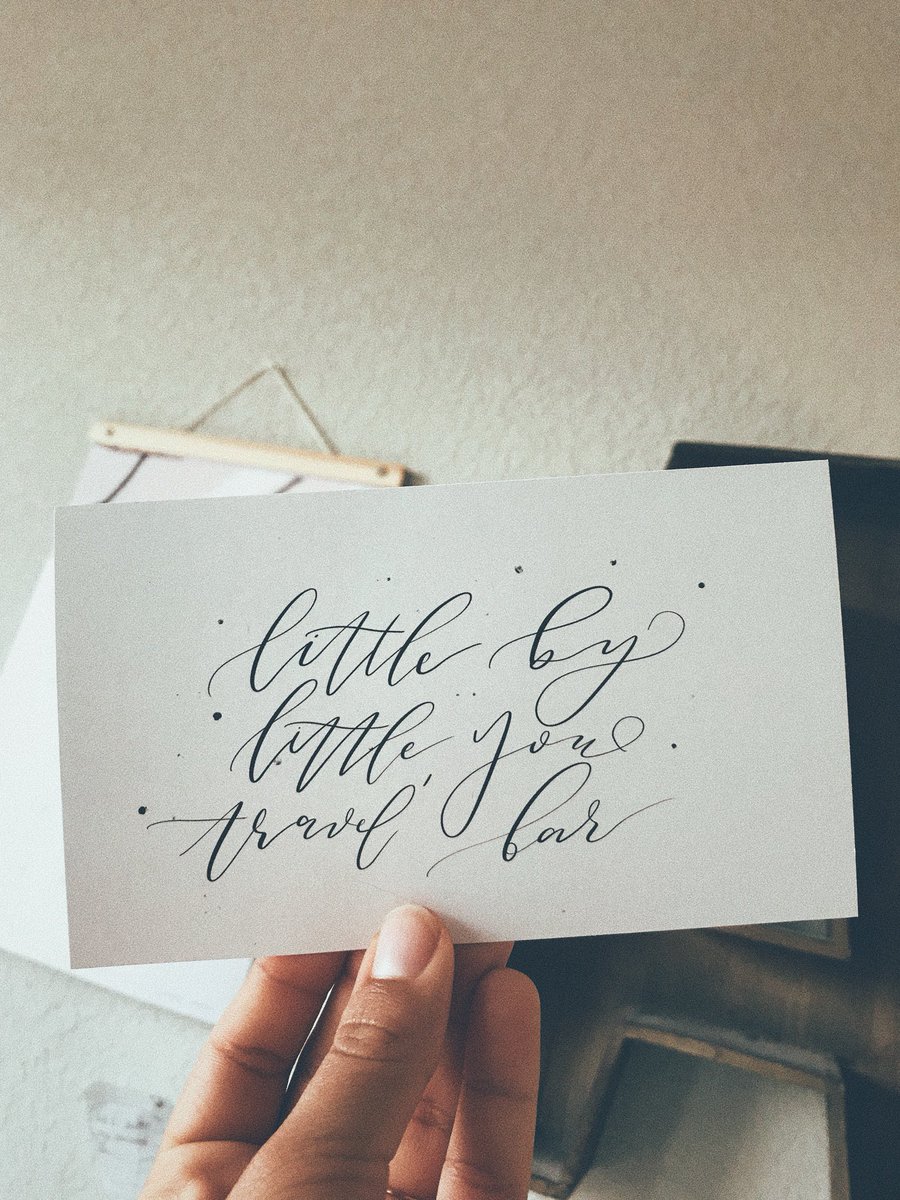 things_grow's tweet image. Working on letter forms today with my new brause nib and nib holder from @JetPens ❤️😍 I’ve tried countless of nibs, but I always come back to this one! #calligraphy #dippencalligraphy