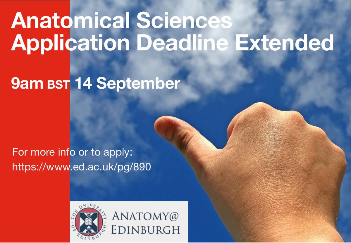 anat_sci_UoE's tweet image. It&apos;s not too late! Gain a postgraduate certificate or diploma in Anatomical Sciences @AnatomyatEd @EdinUniMedicine @uoe_online You can begin your application this weekend. Further info &amp;amp; application link:  ed.ac.uk/studying/postg… #Friyay #ParttimeStudy #OnineLearning