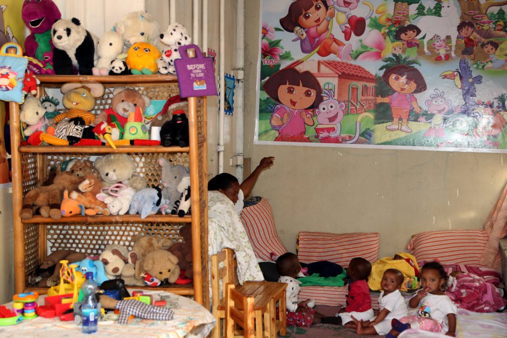 awsadwomen's tweet photo. #AWSAD provides its ex-residents an access to daycare so that their children stay in a #safe_place when mothers are away for work. https://t.co/OAdud2hXMU