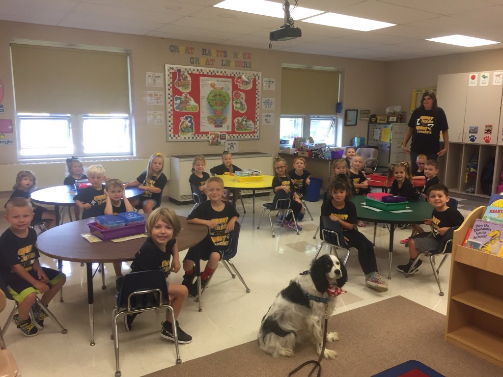 GES_Jiggs's tweet photo. Meeting my new friends in Mrs. Livingston's class. #1JAG  #UNITE https://t.co/bsj9TYbCGb