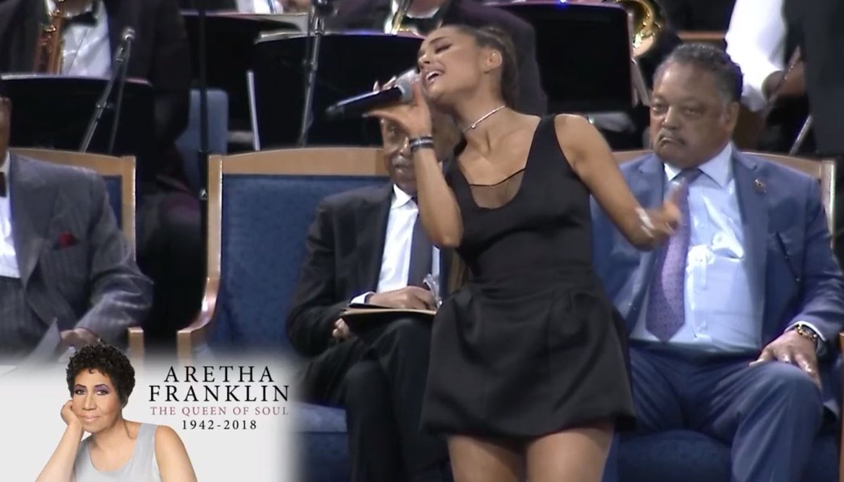 Ariana Grande performs "A Natural Woman" at Aretha Franklin's memorial service bit.ly/2wDeaOX?utm_so… https://t.co/UG5KbDWdX7