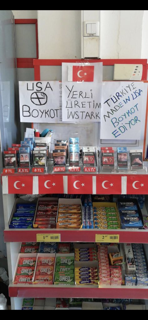 scebbar's tweet photo. #YerliSigarayaDestek esnaf tam destek veriyor yerli ürüne amerika kazanacağına çılgın türkler kazansın https://t.co/iiFszwmdXc