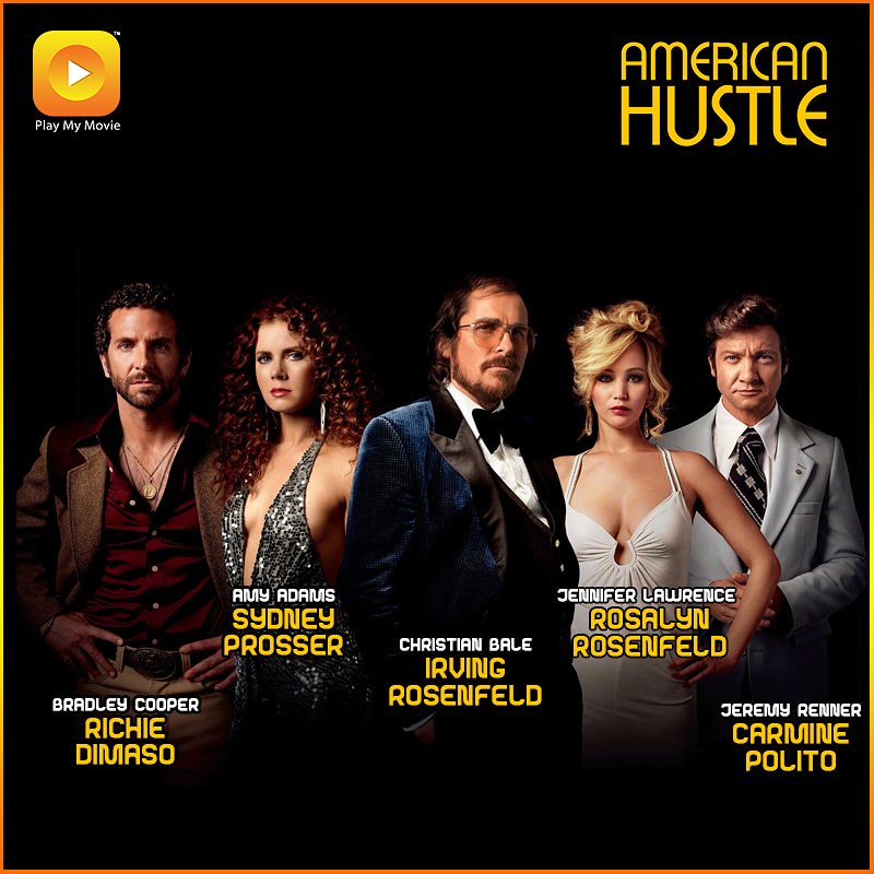 PlayMyMovie's tweet photo. Which is your favourite character from this epic American black comedy-drama ?
#americanhustle #american #film #films #black #comedy #drama #satire #playmymovieapp #davidorussel #ericwarrensinger  #Russell #christianbale  @amyadamsmp #amyadams #bradleycooper #jeremyrenner https://t.co/gCnh9m0JlW