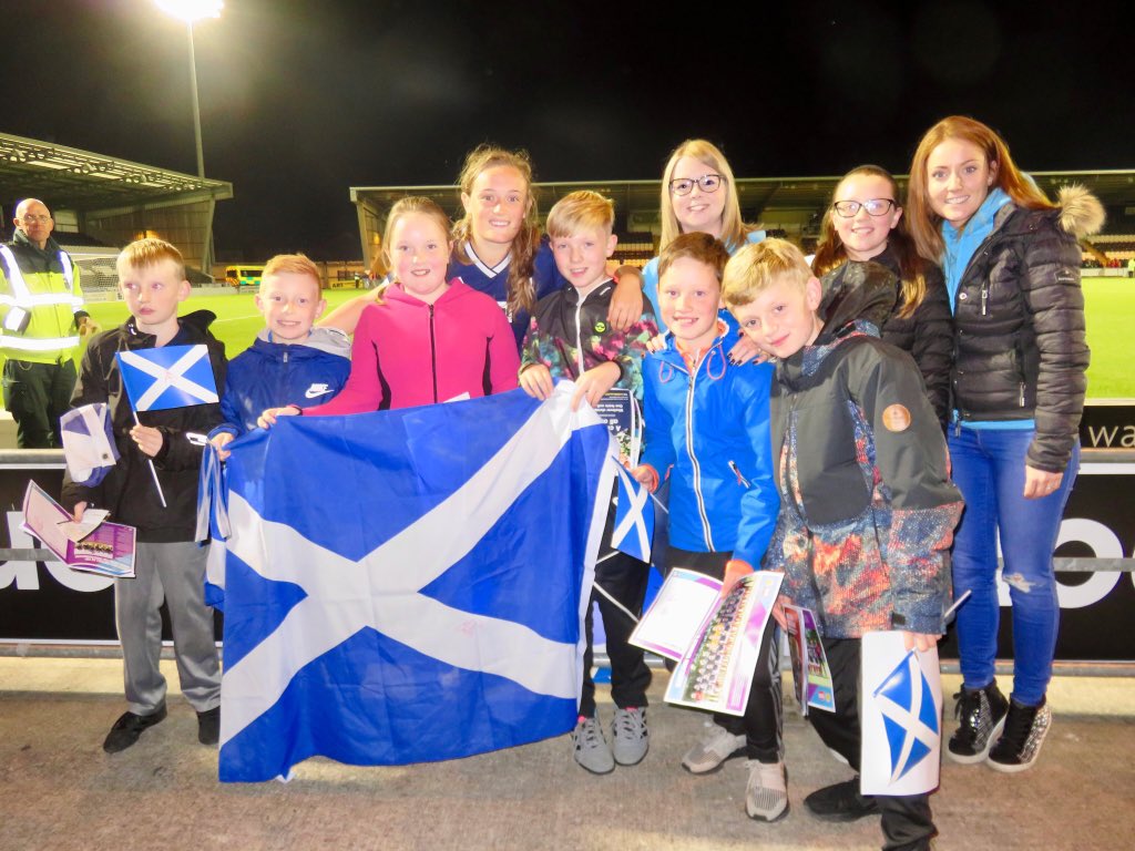 wintonprimary's tweet photo. Some of our pupils & staff had a fantastic time in Paisley last night watching Scotland take on Switzerland! They loved meeting their hero @erincuthbert_ 🤩🏴⚽️ #wintonsport #whensthenextgame #ourgirlsourgame #SWNT @ScotlandNT https://t.co/apFcyryuve