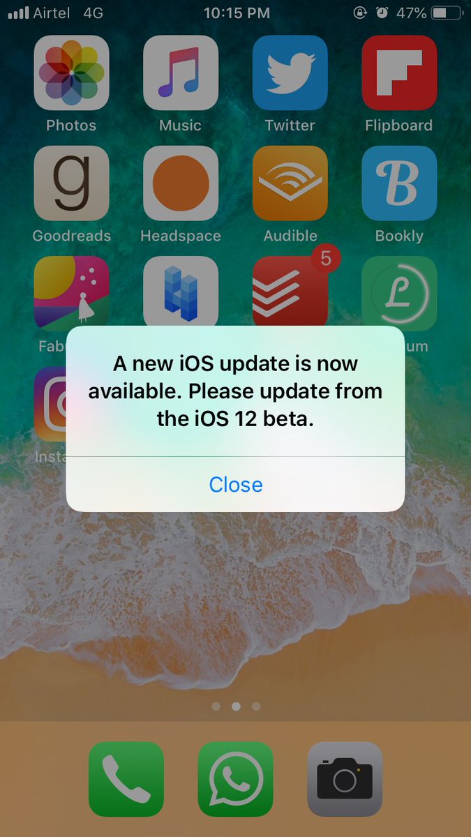 abheist's tweet image. Ain&apos;t found any update since morning.. seen this 100 times. A lesson to learn here to never ever again go for iOS beta... #Apple #AppleBug