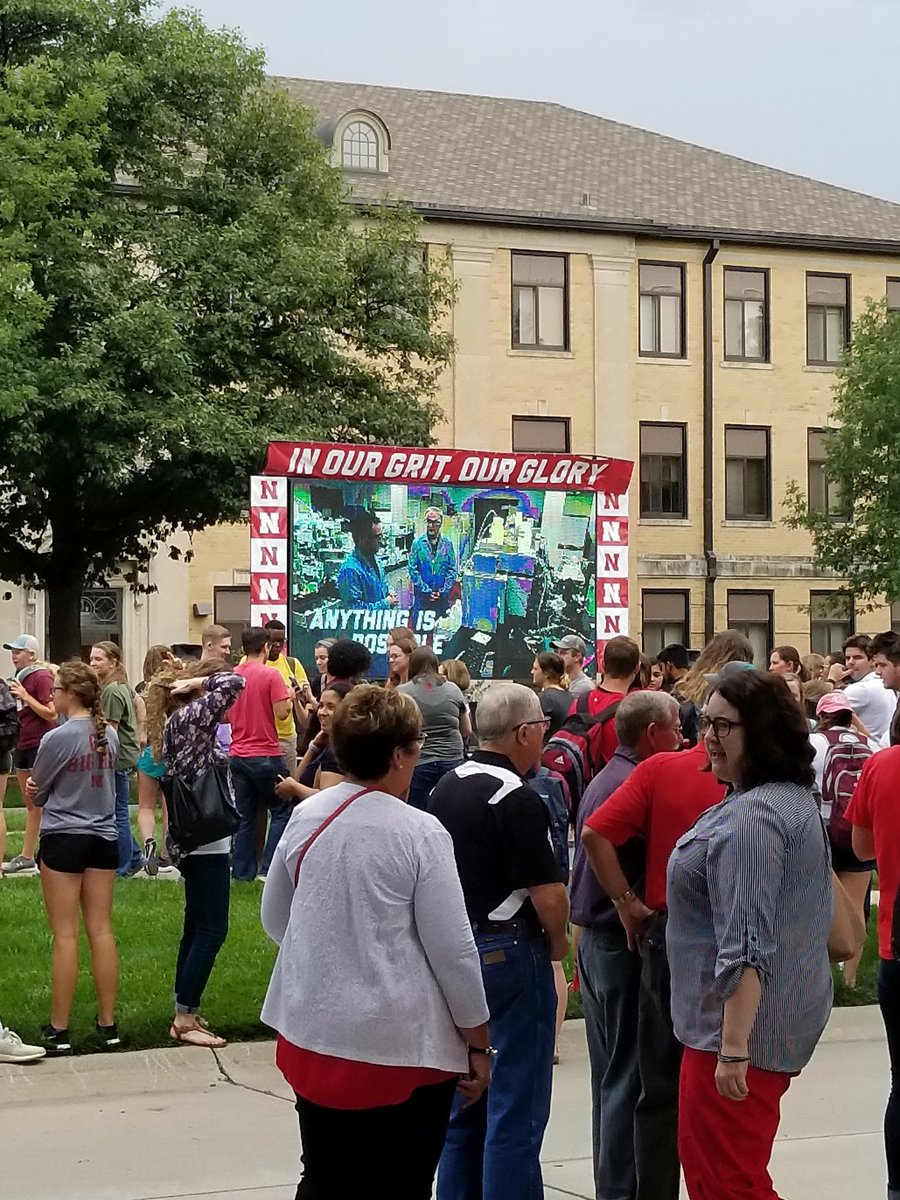 Pep rally underway...In our Grit, Our Glory!#inourgritourglory