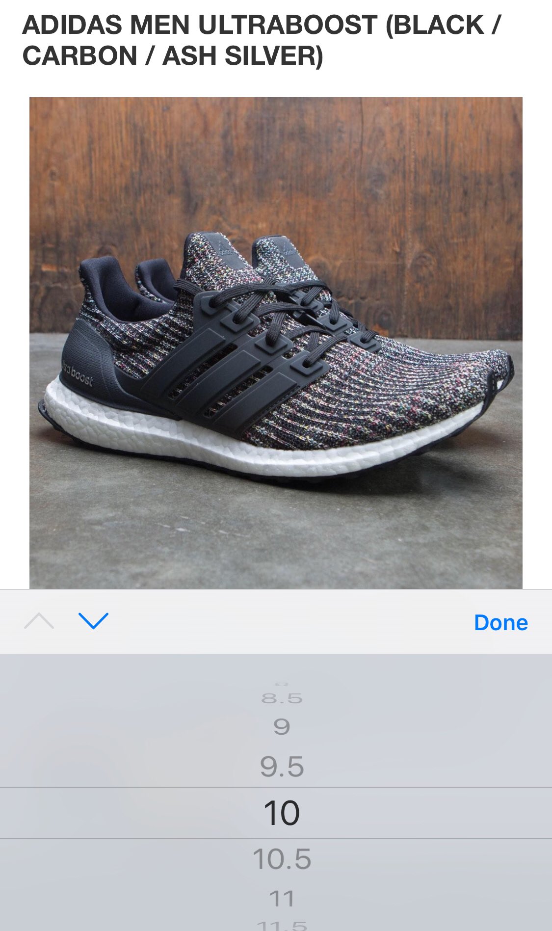 Ultra boost black store carbon ash silver