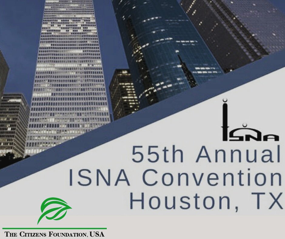 TCF-USA will be at the 55th Annual Islamic Society of North America (ISNA) Convention in Houston today!

Stop by at booth #5716 at the Bazaar to learn more about the TCF Movement to educate the underprivileged children of Pakistan! 
#ISNA55 #ISNA2018 #TCFUSA #Houston