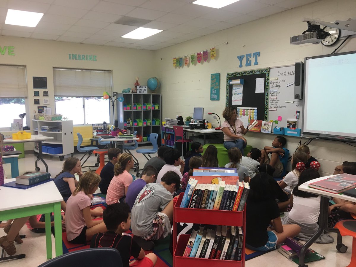 luciunferth's tweet photo. Thank you to ⁦@CarrieStoehr⁩ for sharing your love of reading with my class. We are excited about #firstchapterfridays and love your red hot books! https://t.co/ff4SwXGz4D