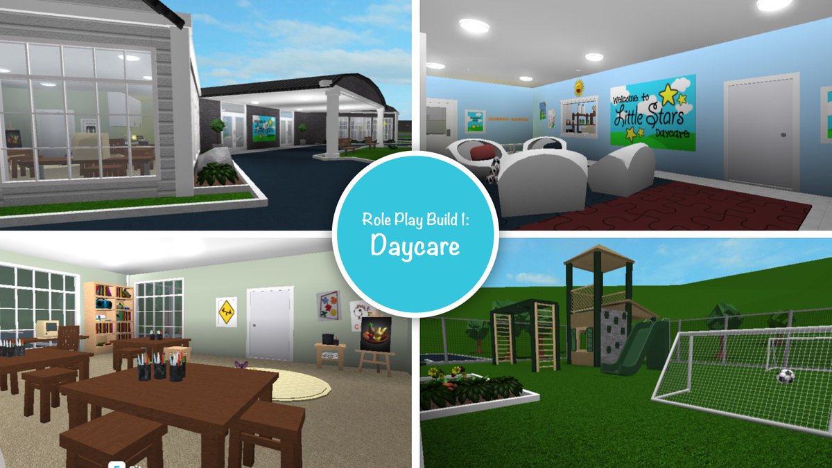 Jennysindahouse On Twitter Here S A 3 In 1 Role Play Build It S The Same Building But Designed With Three Different Rp Options A Daycare Fancy Restaurant And Walk In Clinic Speed Build And Tours Will - roblox bloxburg daycare build