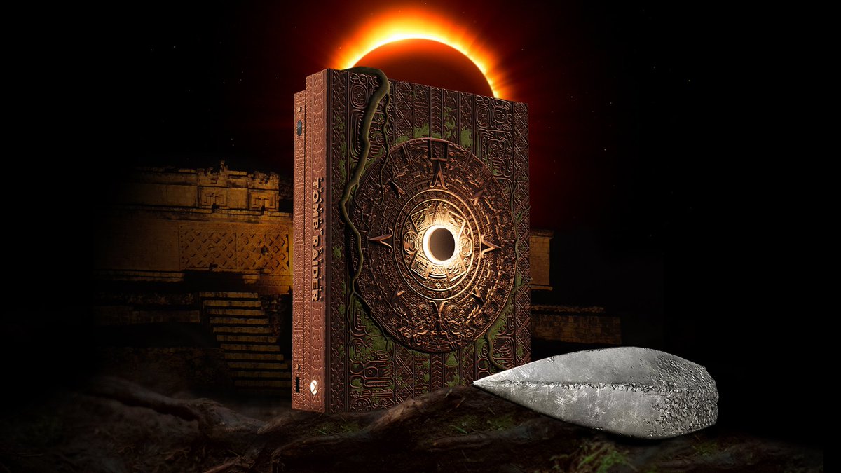 tombraider's tweet photo. U.S. Fans – reunite both halves of the dagger for a chance to win! The other half is somewhere in @Xbox’s Twitter timeline. NoPurchNec. Ends 9/3/18. Rules https://t.co/M312FAbfMU https://t.co/gyhMr7XGWh