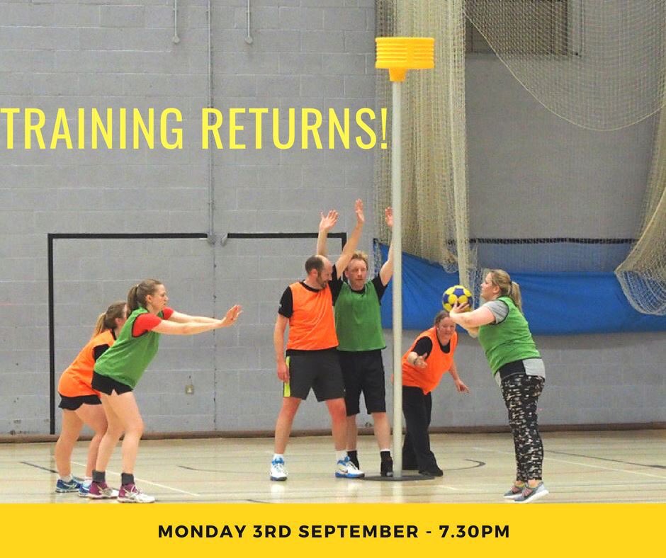 We're back to training on Monday! Join us at 7.30pm at Bilborough College to see what korfball is all about ⚽️