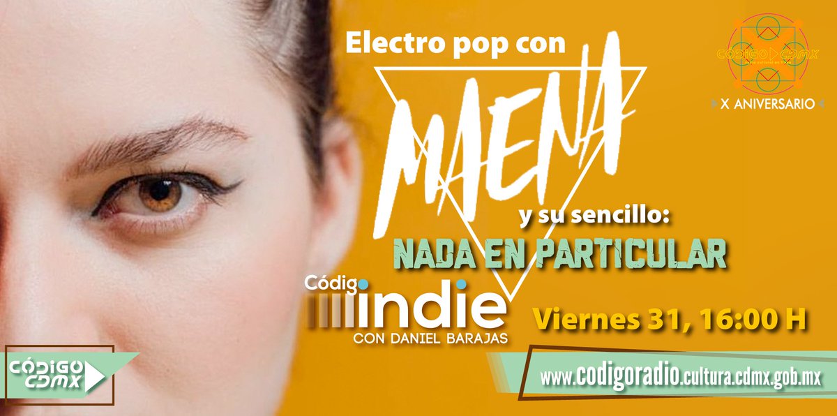 codigo21_radio's tweet photo. #Simiocidio presenta su disco #Simiocida.
#Maena comparte su más reciente sencillo #NadaEnParticular.
@CodigoIndie con @Dan_B_R, 15:00 horas
https://t.co/ER8ItlQUgC https://t.co/4kIZrR9VOa