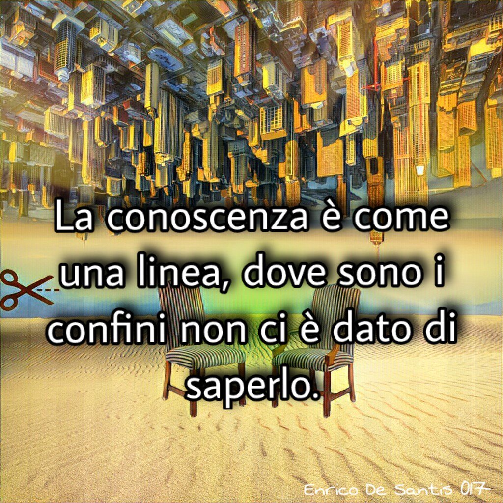 MonopolyMan6's tweet photo. La conoscenza è come una linea, dove sono i confini non ci è dato di saperlo
#linea #frase #frasedelgiorno #buonanotte
@ioretweet https://t.co/uEc40AgnQf