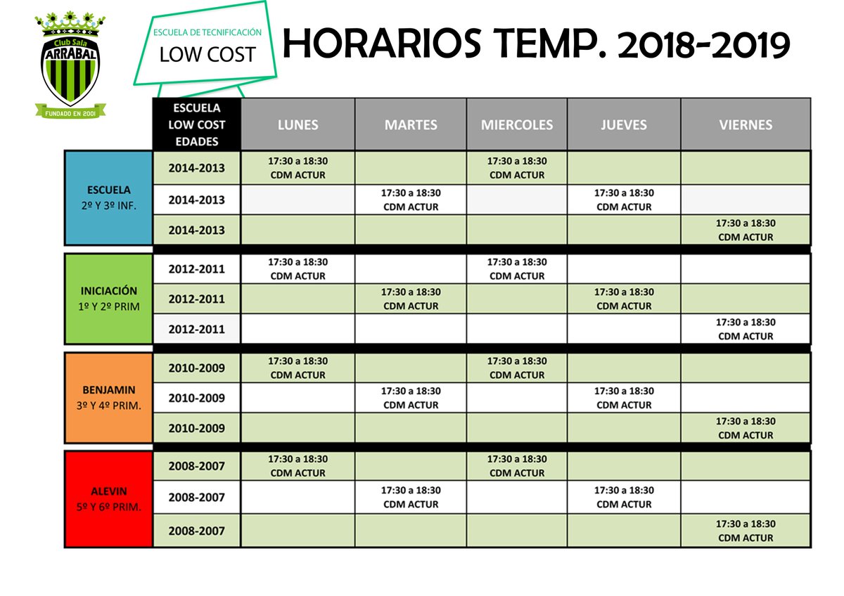 fu_ruiz's tweet photo. En el Club @SalaArrabal lanzamos NUEVA ESCUELA de tecnificación de #fútbolsala con precios #LOWCOST ,entrenadores titulados y mucho mas... 
Ya esta abierto el periodo de inscripción,
➡️ENLACE: https://t.co/ei7Rs3QnSN
CUOTAS ANUAL: 2 días/semana = 135€   1 día/semana= 80€ https://t.co/R7zkzrGMV0