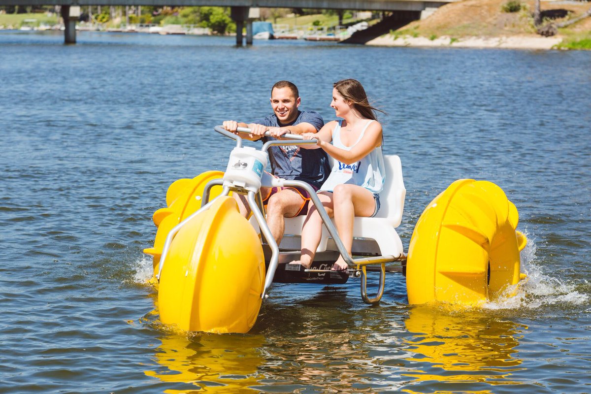 It takes two to make an Aqua Cycle go right. It takes two to make it out of sight ☀️