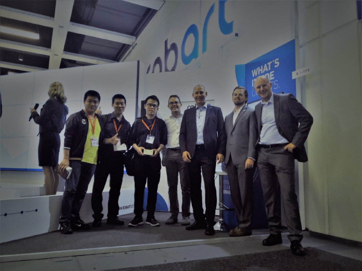 Robart_Austria's tweet image. From Shenzhen to #ifa. Thanks for your visit #xrobot #silverstarintelligenttechnology! #ifa18