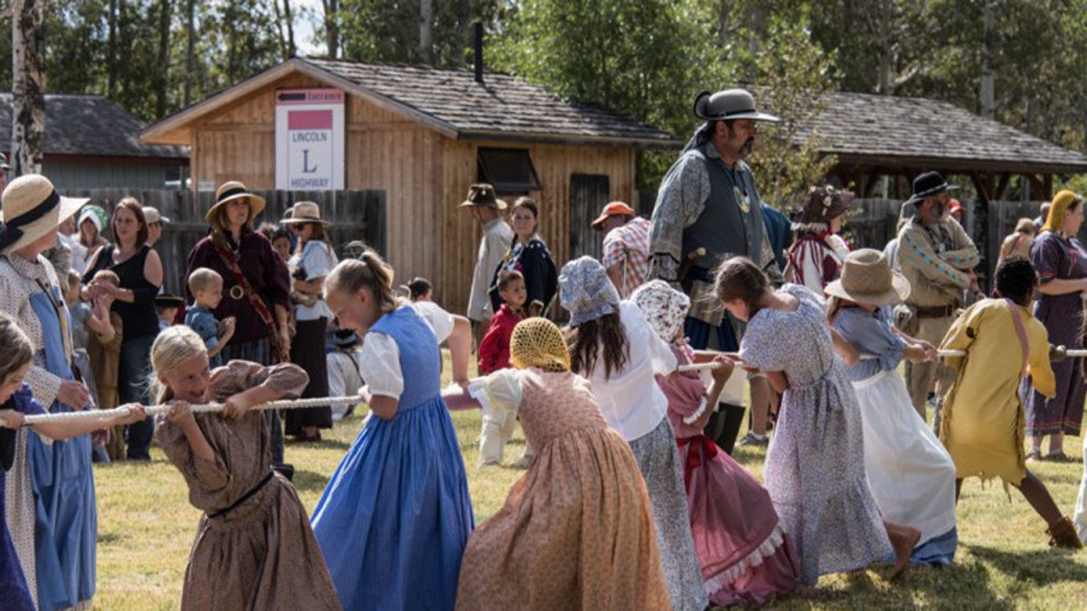 visitwyoming's tweet photo. Looking for something to do this weekend? Head to the Fort Bridger Mountain Man Rendezvous, one of the largest mountain man gatherings in the nation! https://t.co/ad5lh1WLsK #ThatsWY #wyomingevents #salttostone https://t.co/noG1SaISYA