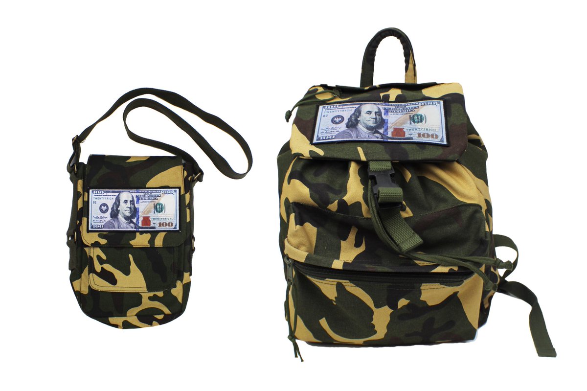 thetrapdesigner's tweet photo. Are you a messenger bag or backpack type of person?
New Camo Bags | Now Available at https://t.co/pG2enVExfy #bluehundreds https://t.co/uOSext8FOZ